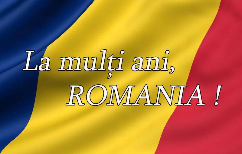La mulți ani, România ! La mulți ani, români! 